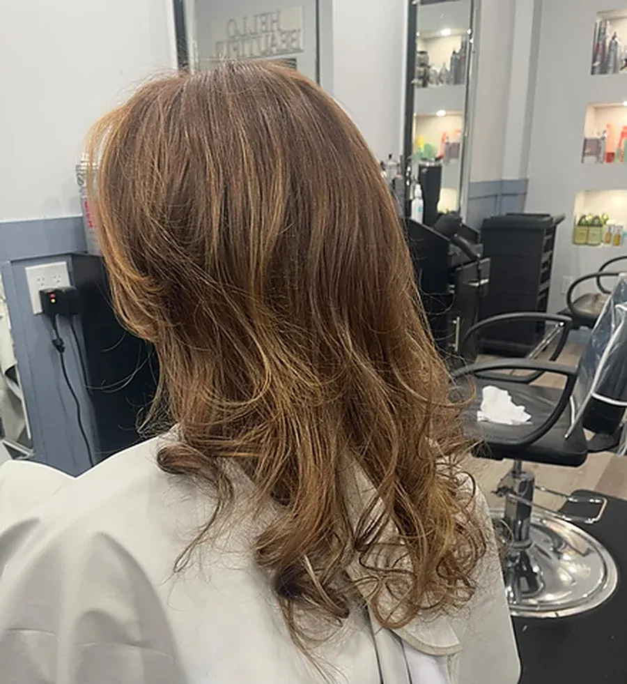 Balayage result